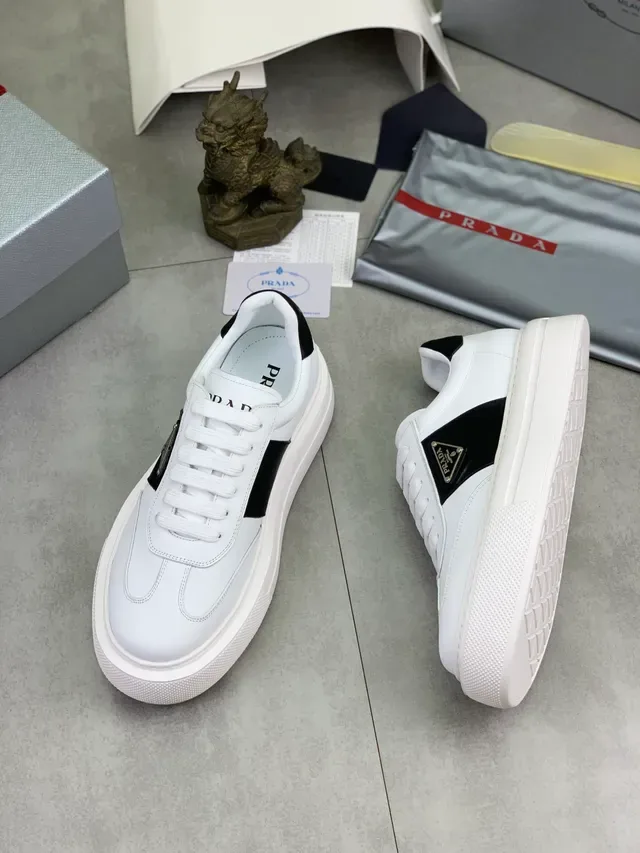 Prada Cloudbust White and Black Lifestyle Sneakers 5