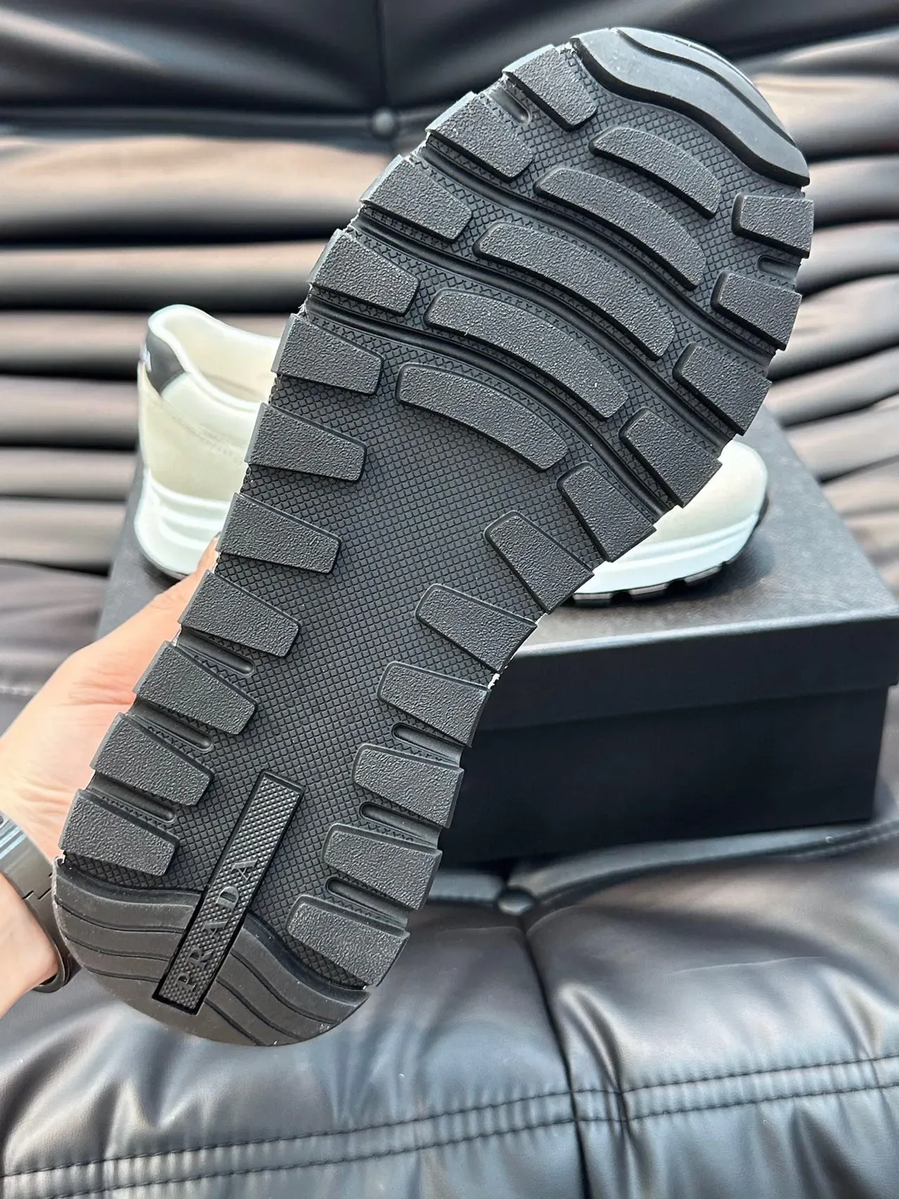 Prada Cloudbust White and Black Lifestyle Sneakers 2