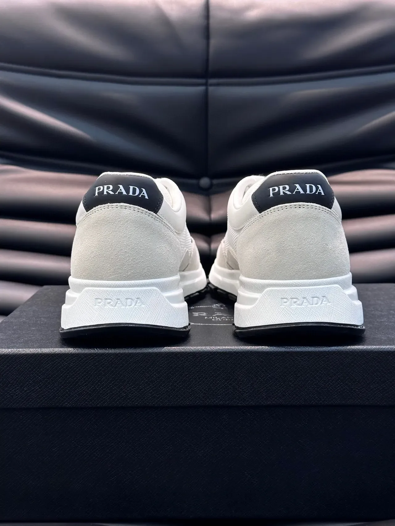 Prada Cloudbust White and Black Lifestyle Sneakers 5