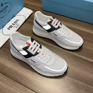 Prada Cloudbust White Black Reflective Lifestyle Sneakers
