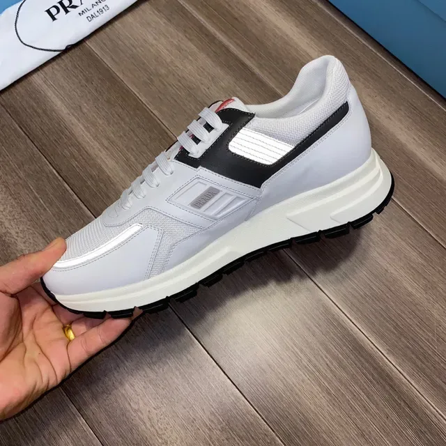 Prada Cloudbust White Black Reflective Lifestyle Sneakers 3