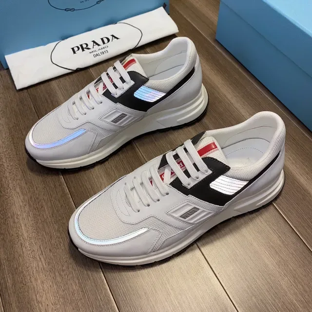 Prada Cloudbust White Black Reflective Lifestyle Sneakers 8