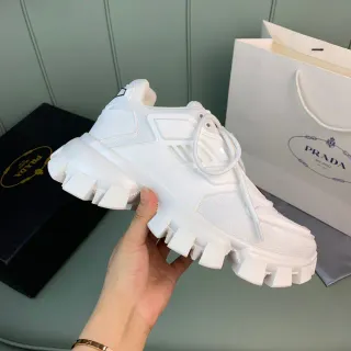 Prada Cloudbust أبيض حذاء رياضي سميك
