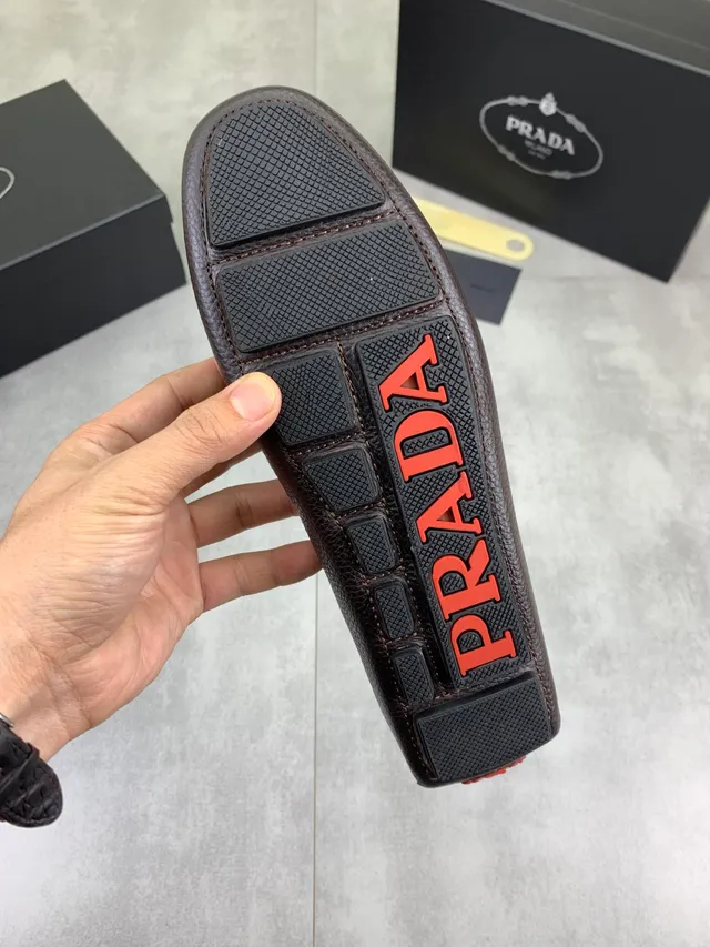 Prada Horsebit Loafer 棕色磨砂皮乐福鞋 2