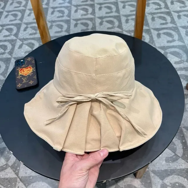 Prada Ivory Satin Bucket Hat 9