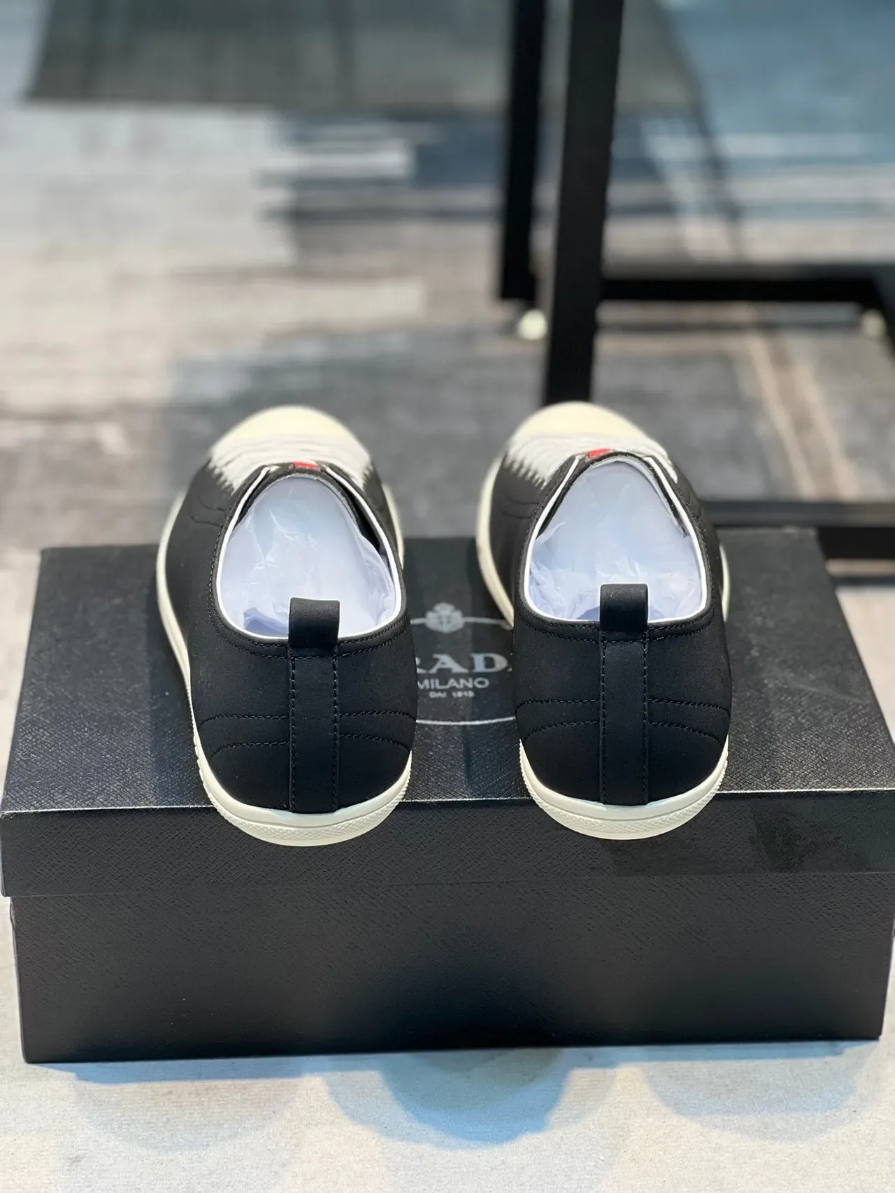 Prada Low-Top Two-Tone Lifestyle Sneaker 2