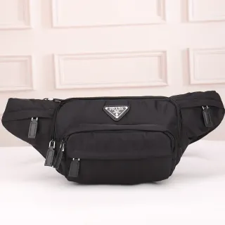 Prada Re-Edition 2005 Black Nylon Fashion Belt Bag