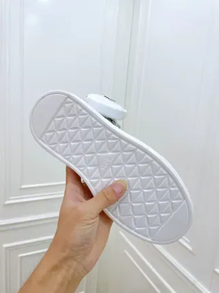Prada White Black High-Top Platform Sole Lifestyle Sneakers 7