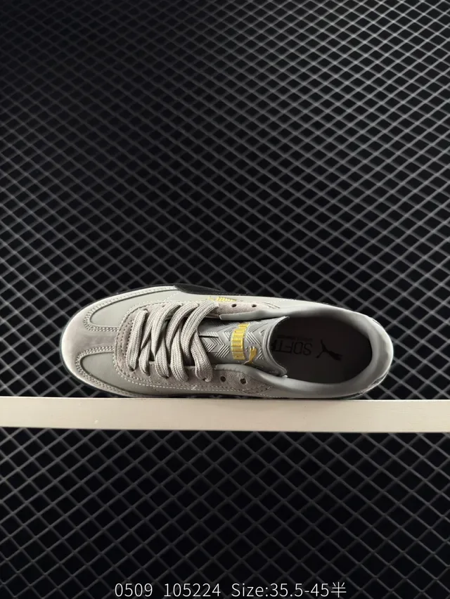 Puma Club II Era Sneakers Lifestyle Gris Clair et Noir 4