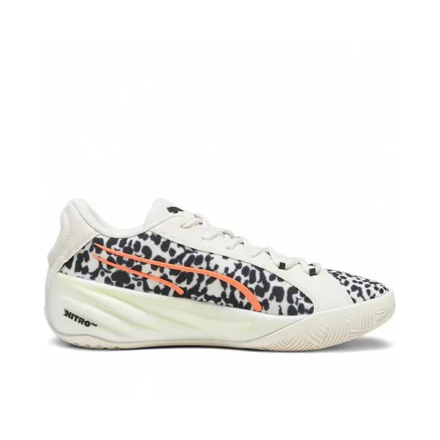 Puma FLURO लेएपर्ड प्रिंट ऑफ-होयाइट लाइफस्टाइल स्निकार 3