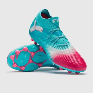 Puma Future Z Blue Pink Knit Sock Collar Gradient Upper Firm-Ground Soccer Shoes