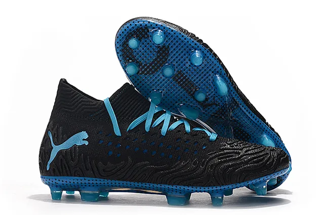 Puma Future Z Amarelo fluorescente Preto Gramado firme Sapatos de futebol 7