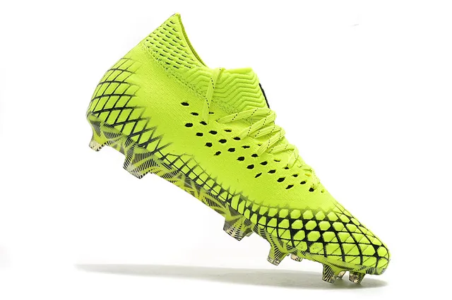 Puma Future Z Amarelo fluorescente Preto Gramado firme Sapatos de futebol 20