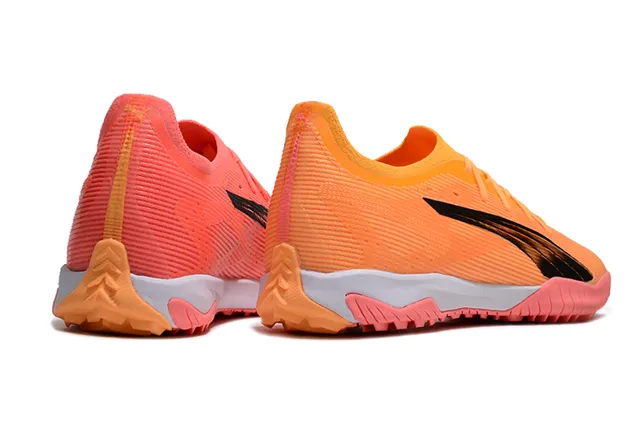 Puma Future Z برتقالي وردي أعلى تريكو مضلع تدرج Formstrip أحذية كرة القدم تورف 6