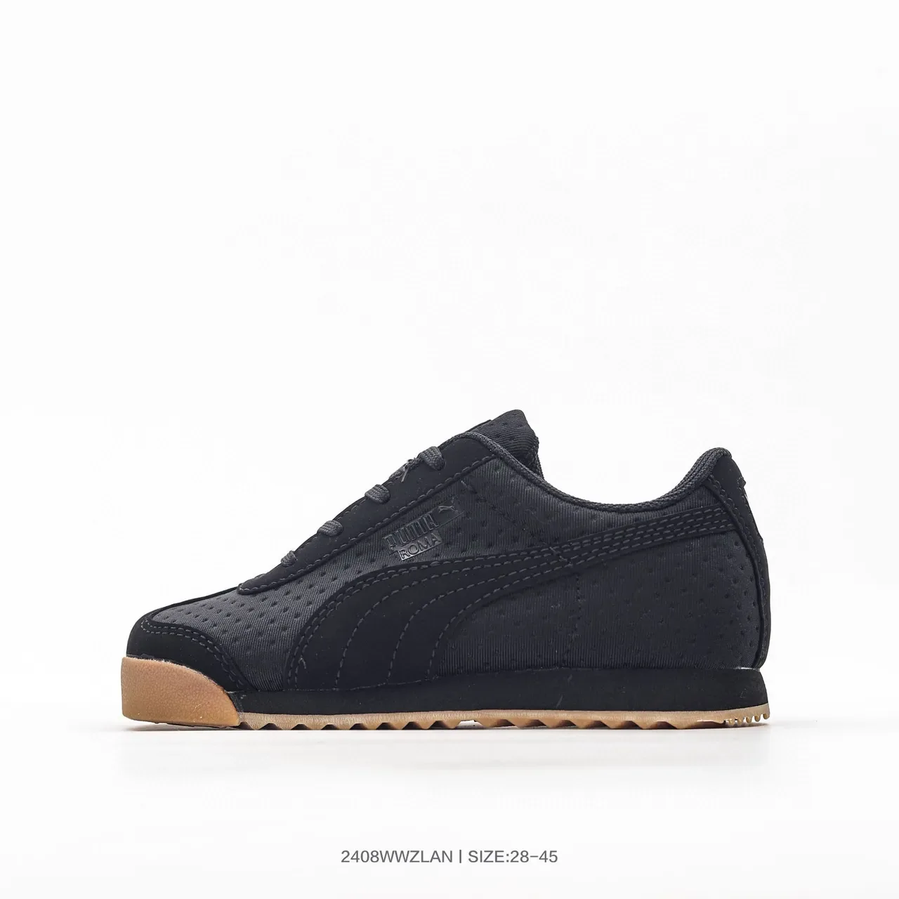 Puma Roma Branco Creme Verde azulado Amarelo Tênis lifestyle 4