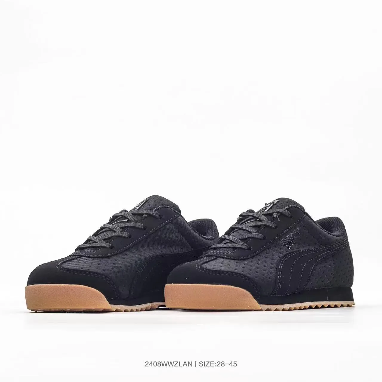 Puma Roma Branco Creme Verde azulado Amarelo Tênis lifestyle 15