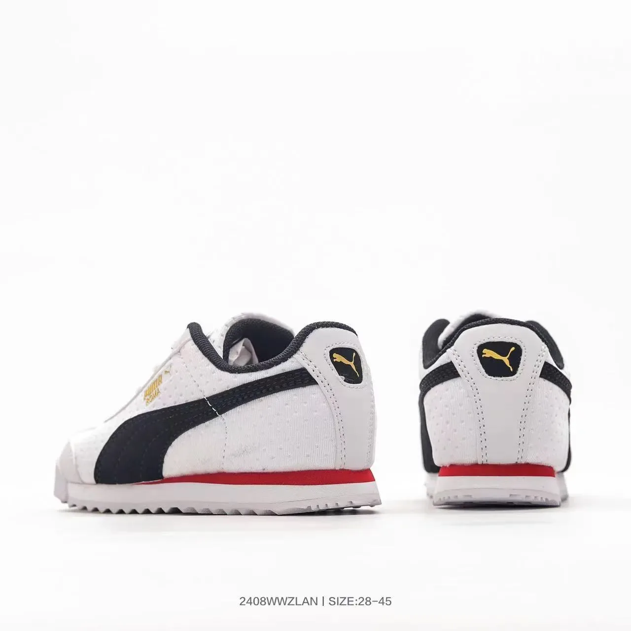 Puma Roma Branco Creme Verde azulado Amarelo Tênis lifestyle 22