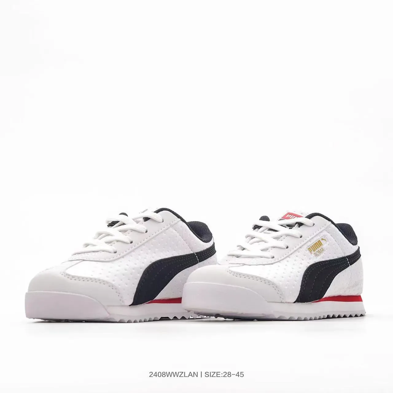 Puma Roma Branco Creme Verde azulado Amarelo Tênis lifestyle 23