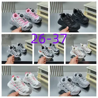Salomon XT-4 Pink White Gray Kids Running Shoes