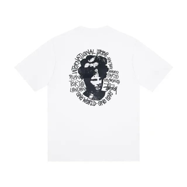 Stussy International Tribe Graphic Print T-Shirt 2