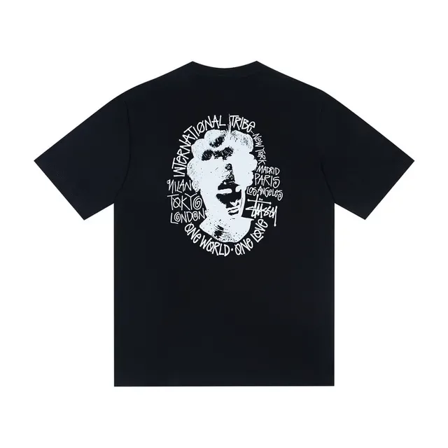 Stussy International Tribe Graphic Print T-Shirt 5