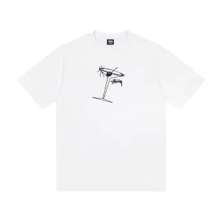 Stussy मार्टिनी ग्लास ग्राफिक टी-शर्ट