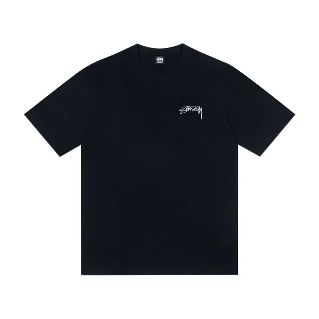 Stussy Spider Tee White and Black Graphic T-Shirt 6