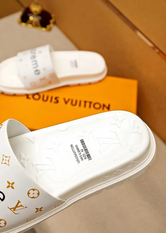 Supreme Slide ذهب أبيض قاع مطاطر مصنوع ميزل 6