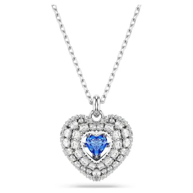 Swarovski Love Heart Collier Cristal Rose Doré 4