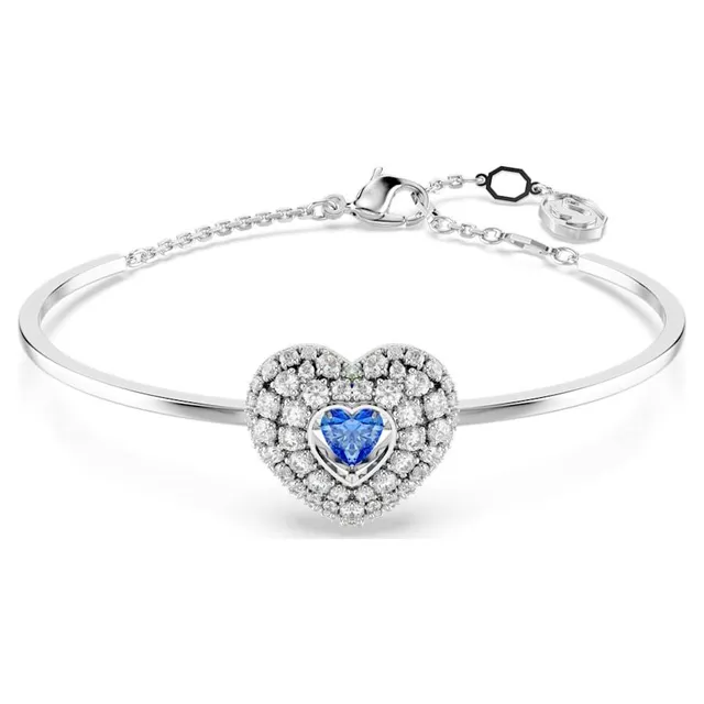 Swarovski Love Heart Collier Cristal Rose Doré 5