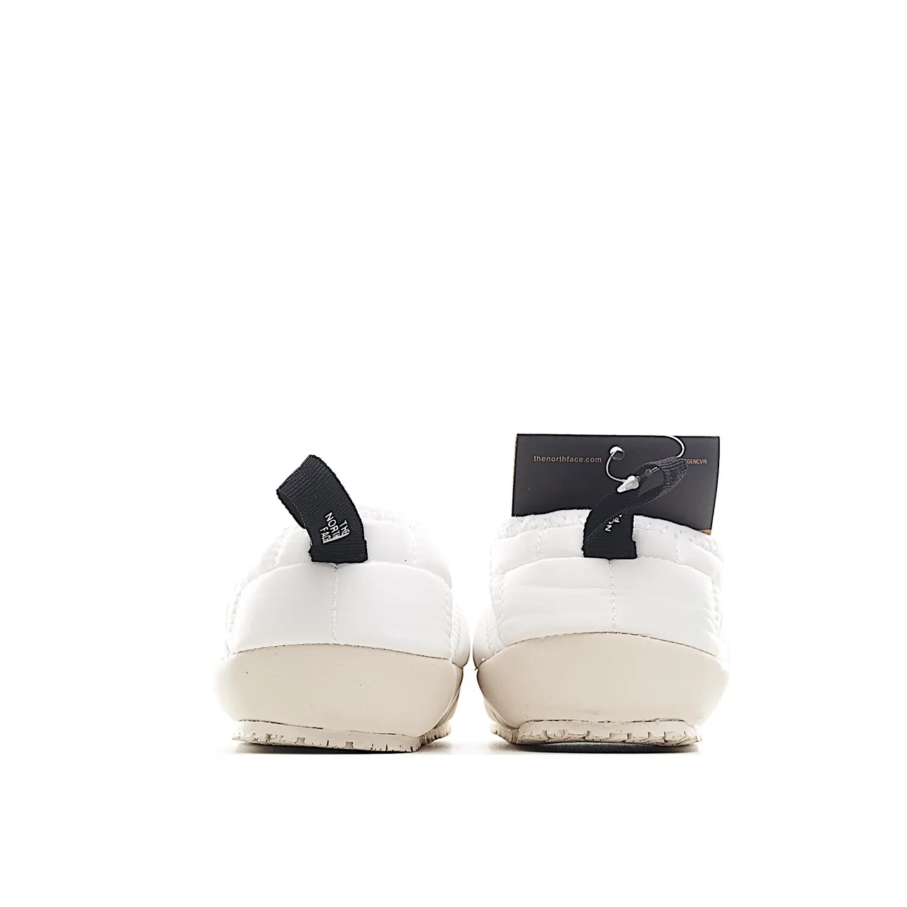 The North Face Nuptse Slipper Blue Black Quilted Puffer Upper Slip-On Construction Casual Shoes 12