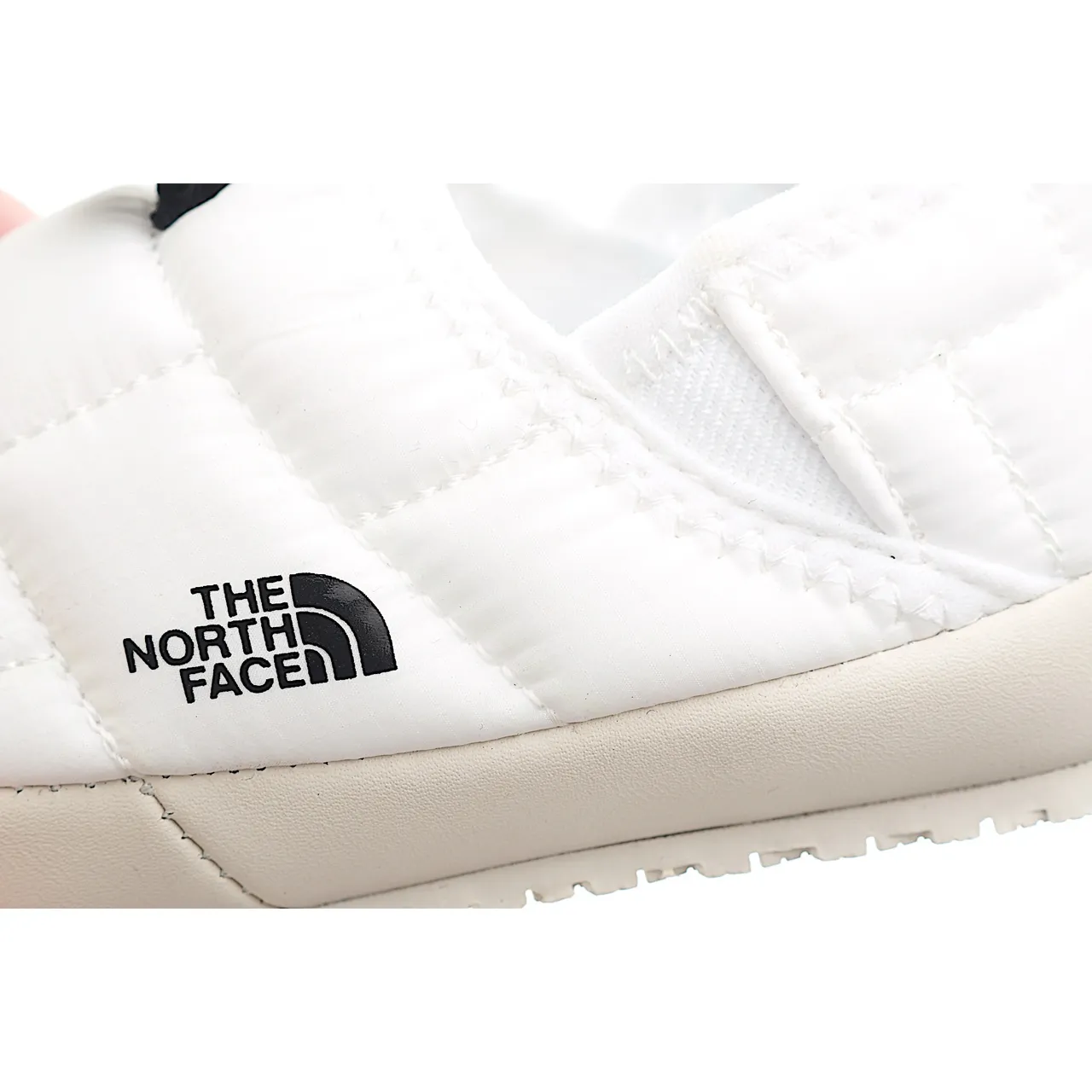 The North Face Nuptse Slipper Blue Black Quilted Puffer Upper Slip-On Construction Casual Shoes 13