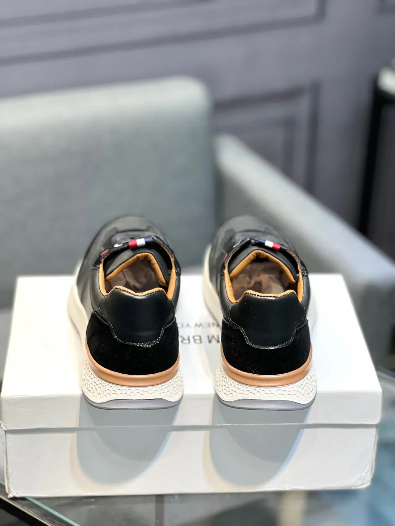 Thom Browne Black and White Lifestyle Sneaker 7