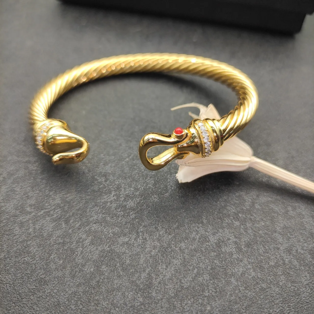 Tiffany & Co. HardWear Twisted Cable Diamond and Ruby Bracelet 2