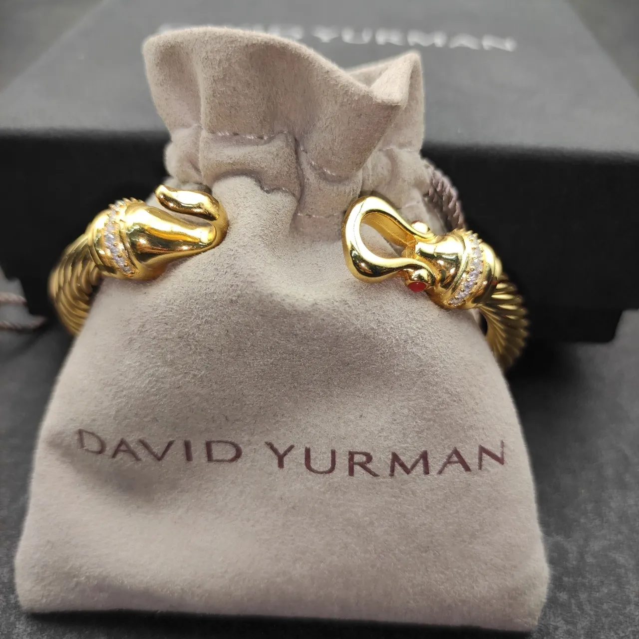 Tiffany & Co. HardWear Twisted Cable Diamond and Ruby Bracelet 3