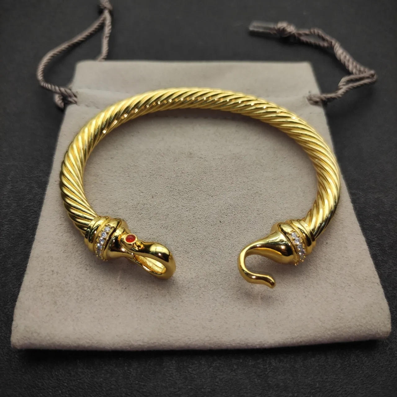 Tiffany & Co. HardWear Twisted Cable Diamond and Ruby Bracelet 5