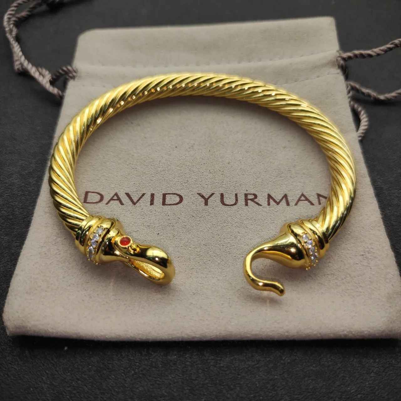 Tiffany & Co. HardWear Twisted Cable Diamond and Ruby Bracelet 6