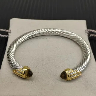 Tiffany & Co. HardWear Twisted Cable Dual-Tone Bracelet