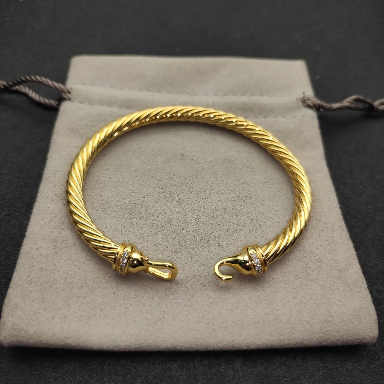 Tiffany & Co. HardWear Corde torsadée Pavé Bracelet de diamants 6