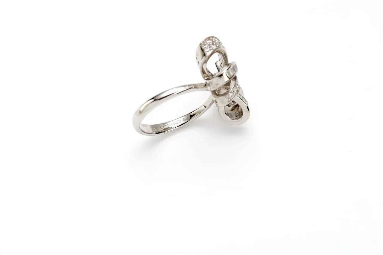 Tiffany & Co. Return to Tiffany Bow Pavé Diamond Ring 6
