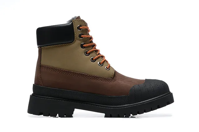 Timberland Premium 6-Inch Brown and Olive Work Boot 11