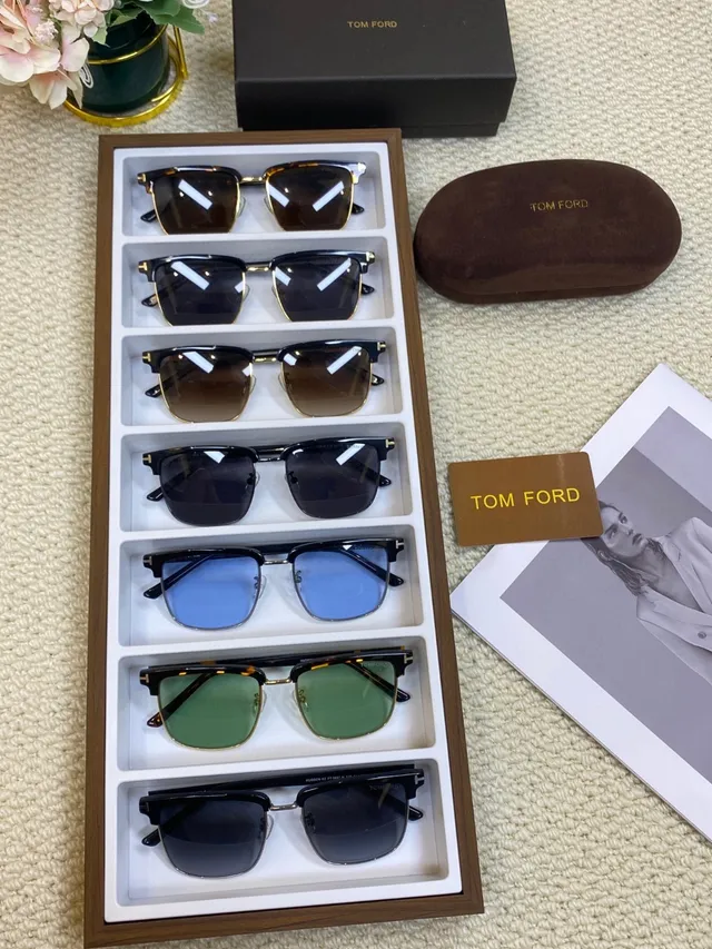 Tom Ford FT0841 Mason Lunettes de Soleil Noir et Or Semi-Rimless 3