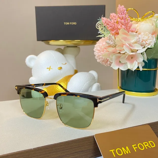 Tom Ford FT0841 Mason Lunettes de Soleil Noir et Or Semi-Rimless 4