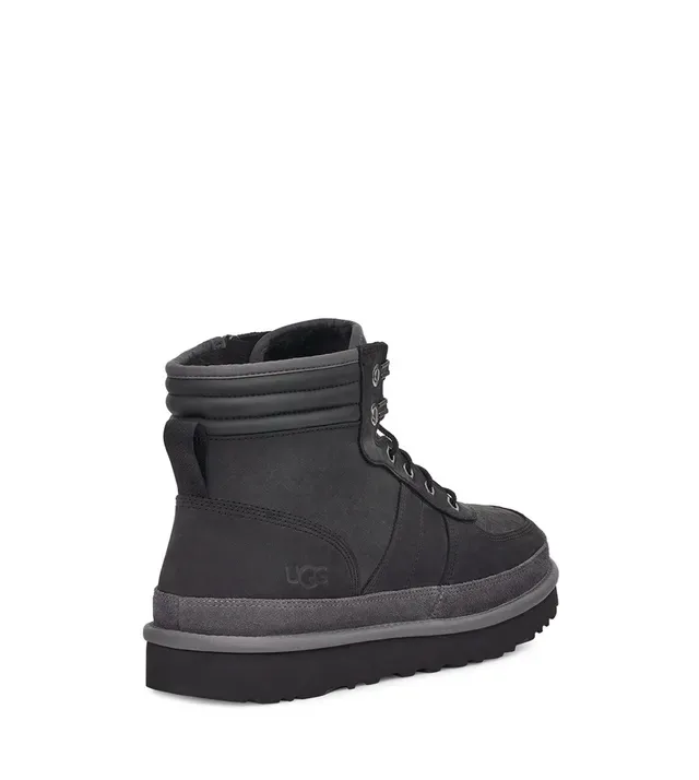 UGG Black Gray High-Top Suede Upper Work Boots 4