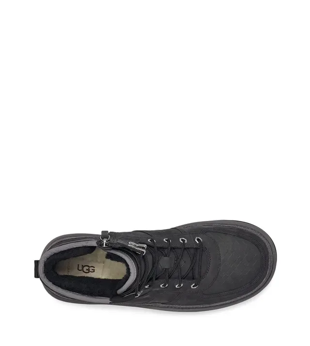 UGG Black Gray High-Top Suede Upper Work Boots 5