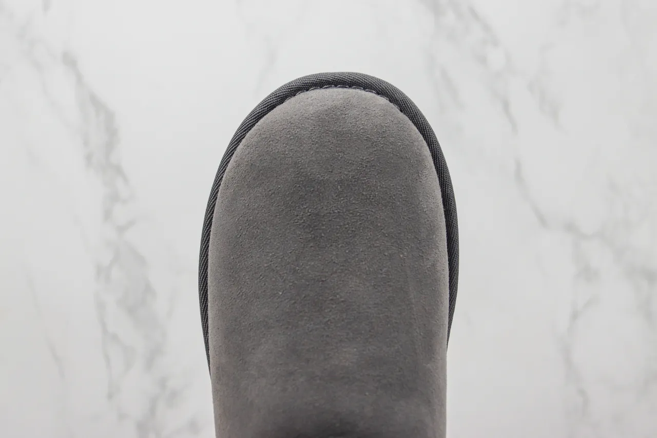 UGG Classic Mini Charcoal Gray Snow Boots 9