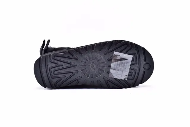 UGG Mini Bailey Bow II Black Snow Boots 13
