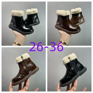 UGG Tasman Black Shearling-Lined Side-Zip Ankle Boots