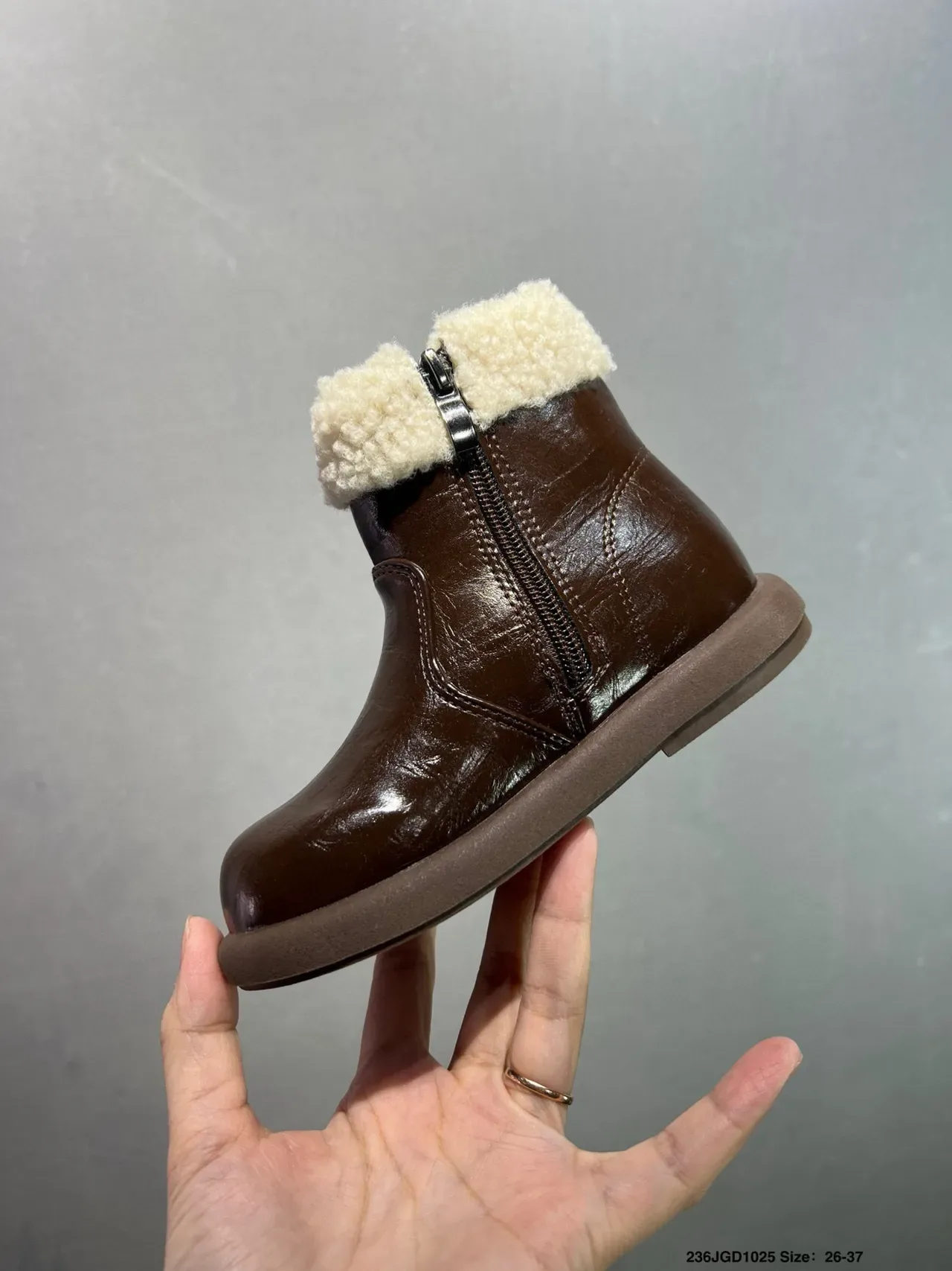 UGG Tasman Black Shearling-Lined Side-Zip Ankle Boots 6