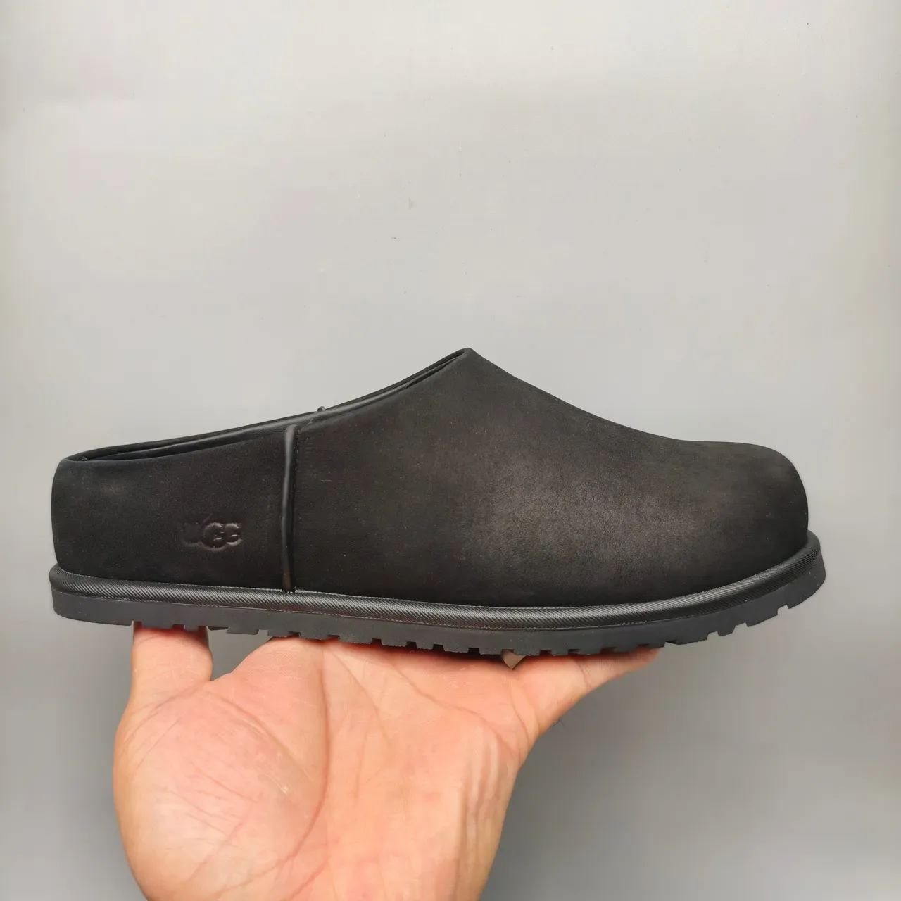 UGG Tasman Black Suede Upper Elastic Side Gusset Casual Shoes 2